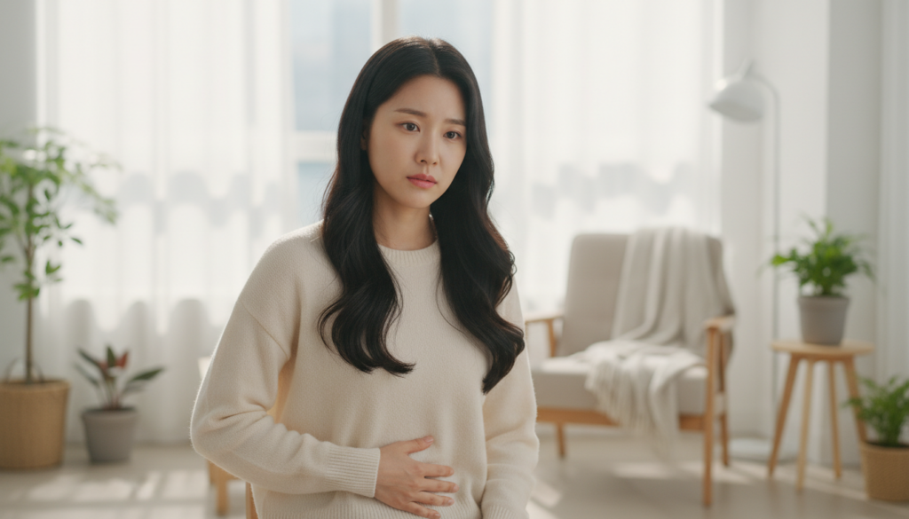 월경불순 증상 체크리스트