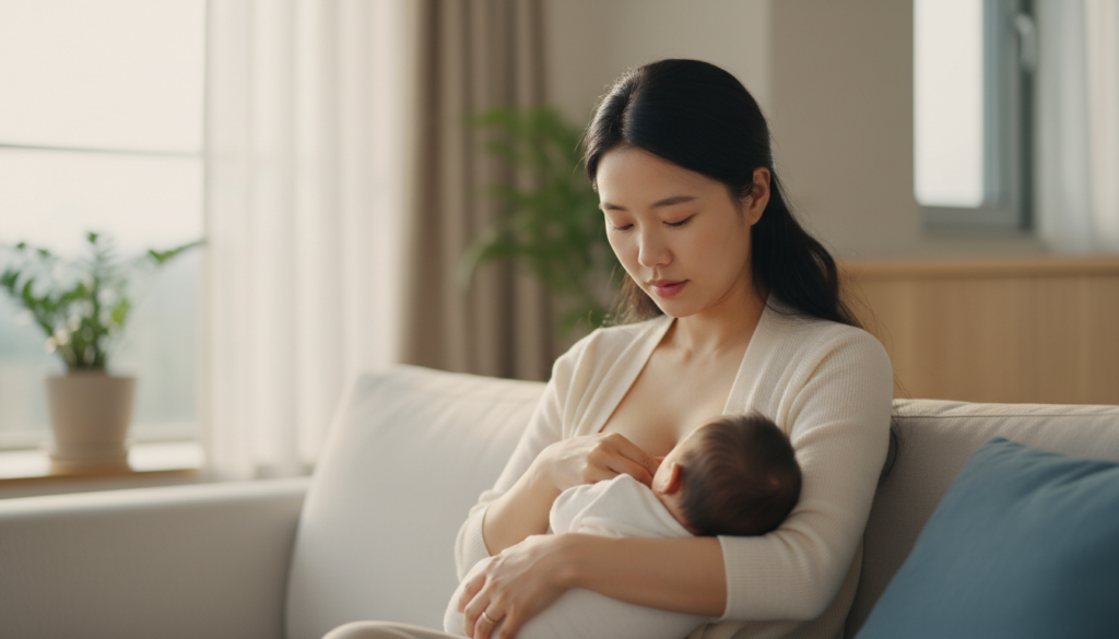 조산 수유 중에 나타나는 변화